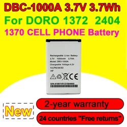 100% New 1000mAh DBO-1000A High Quality Battery For DORO 1372 / 2404 / 1370 Mobile Phone In Stock Fast Delivery