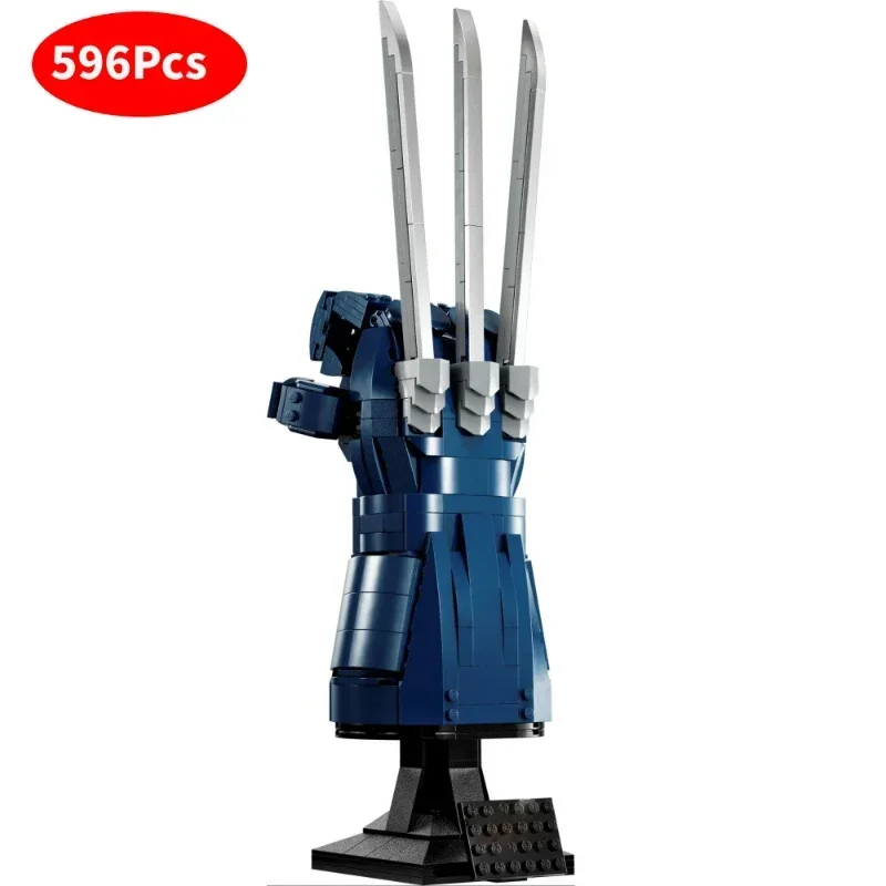 Super Heroes Wolverine's Claws Set 76250 Iron Man 76191 Gloves Ornament Building Blocks Bricks Toys Kids Gifts Compatible 76223