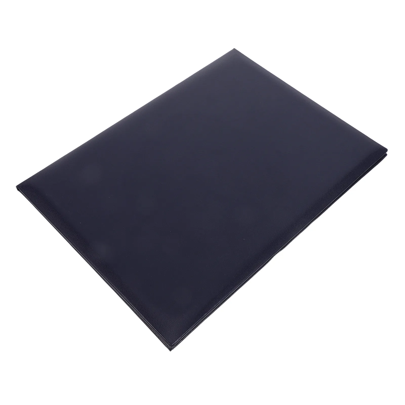 Diploma Cover Blank Certificate Holder Padded Smooth Leatherette Document Folder Satin Corners Plastic Page for Achievement