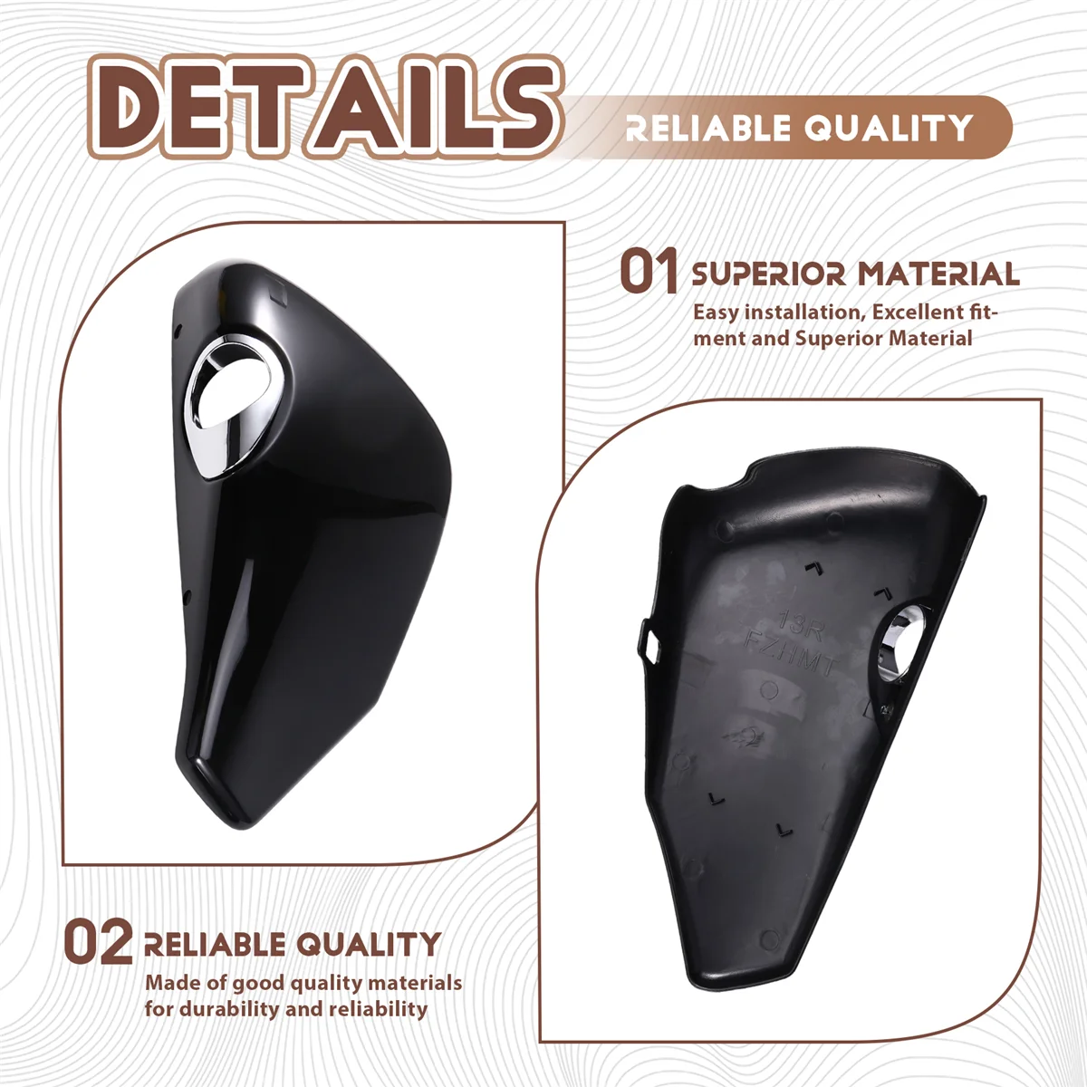 Surprised! Motorcycle Battery Guard Board Side Fairing Cover for Harley XL 1200 883 X48 2004-2013 Motorcycle Modified Protection