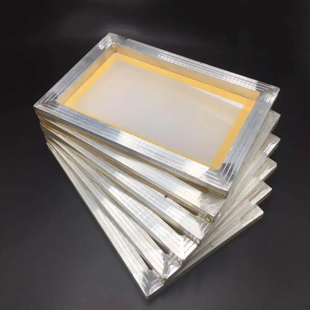 20*30 Screen Printing Aluminium Frame Stretched 43T/80T/100T/120T/140T/150T Silk Print Polyester Mesh for Printed Circuit Boards