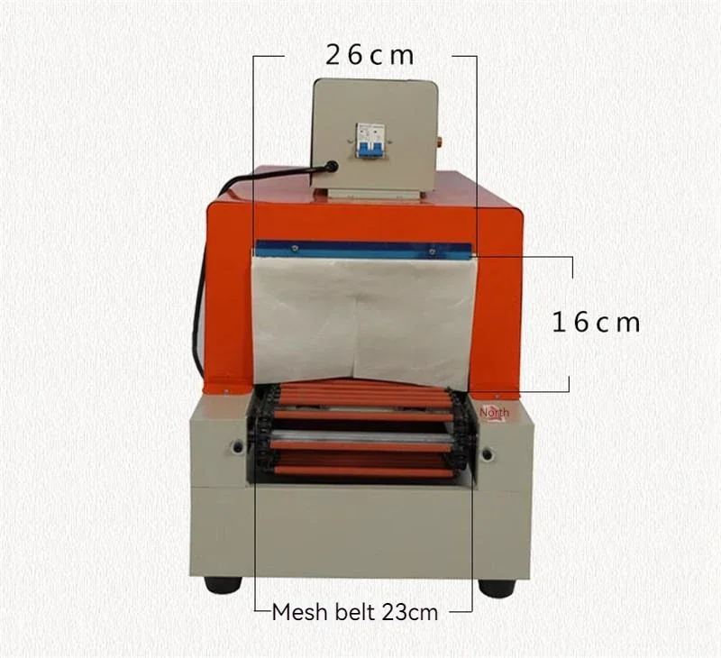 BS-260 Automatic Heat Shrinkable Film Packaging Machine Solid State Temperature Control Steel Bar Heat Shrink Machine for Packag