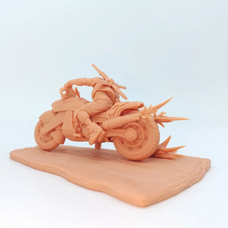 1/64 Figure Motorcycle 1:43 1/35 With Base And Spark Model Miniature Garage Kit Need To Be Colored By Yourself