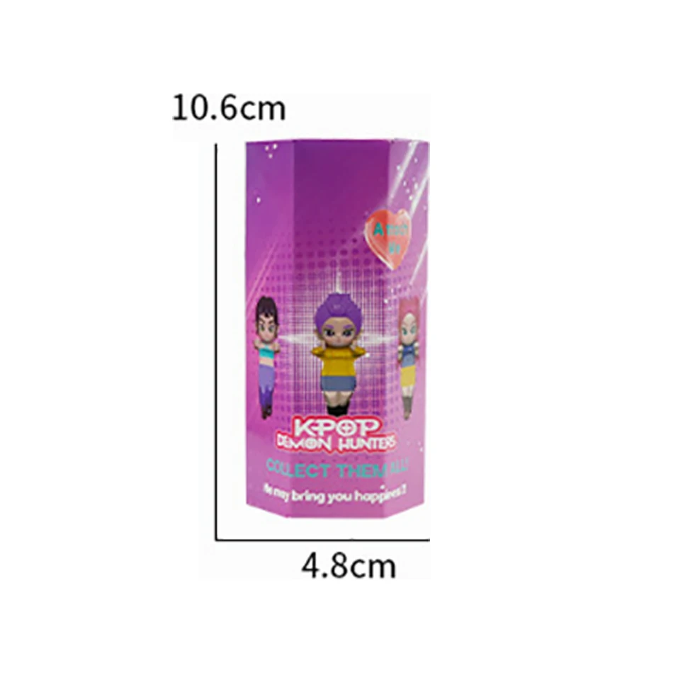 애니메이션 K팝 데몬 헌트 시리즈 피규어 타이거 피규어 박스 장난감 책상 장식품 할로윈/크리스마스 어린이 선물