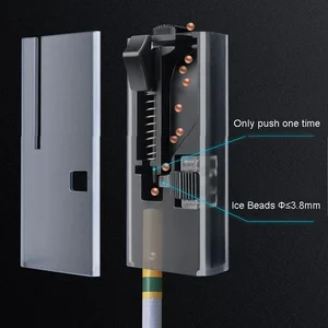 DIY صانع سجائر التدخين ، ترقية ، خرز الثلج المنبثق ، مدخل انتهازي ، صندوق كرة دفع الدخان ، ملحق ، موزع ، قضيب أعلى 9 مبيعات لموزع السجائر - رقم 4