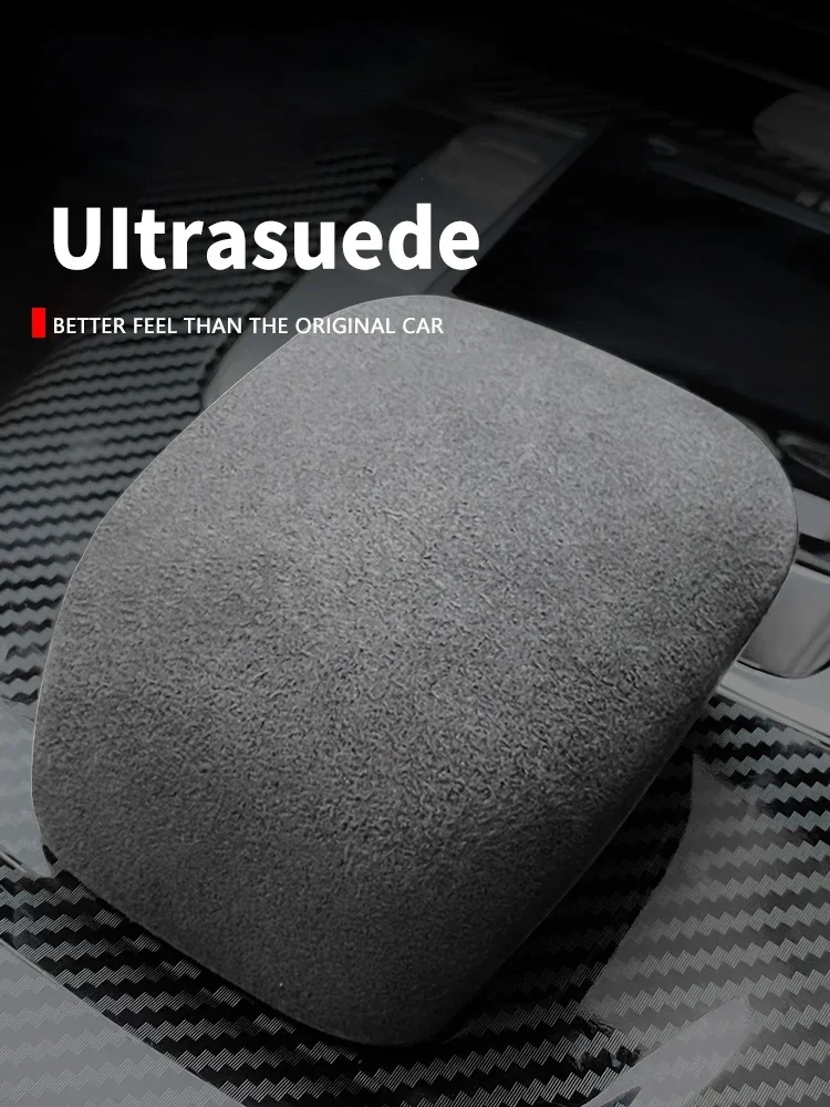 

Car Gear Shift Knob Cover Ultrasuede Protective Shell For Mercedes-Benz A(AMG) A35 2019-2022 CLA CLA35 2020-2022 Auto Accessorie