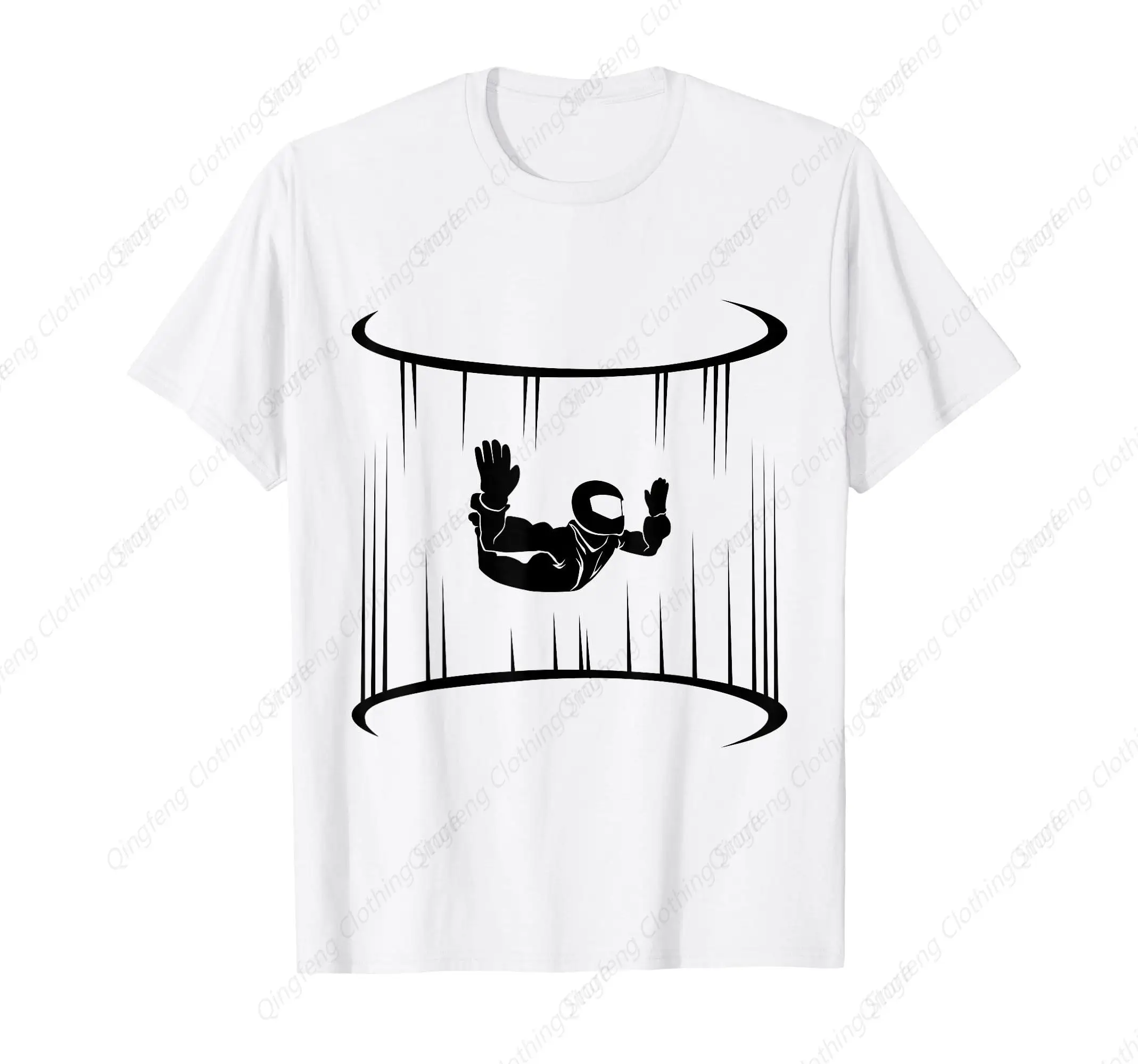 Urban popular leisure Indoor Skydiving T-Shirt - Wind Tunnel Tee Shirt