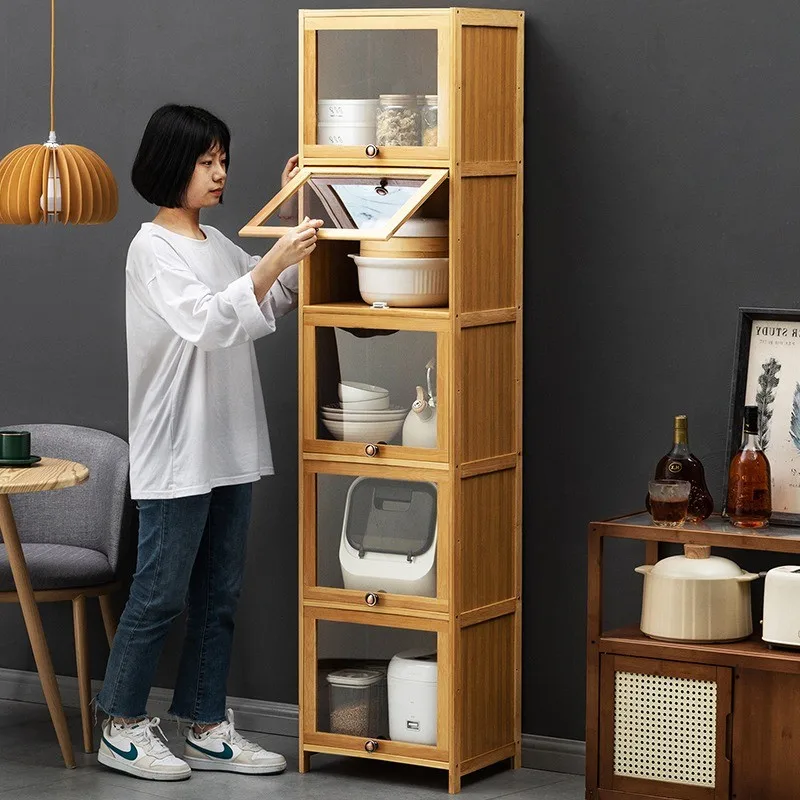 Vitrina Organizadores Gabinete Organizers Kitchen Cabinets Storage Living Room Cabinet Sideboard Rangement Muebles Para el Hogar