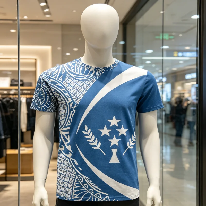 2026 New Hawaii Kosrae Fan Customization Tee  Vacation Streetwear Comfortable Minimalist Quick-dry Family Parent Child Clothing
