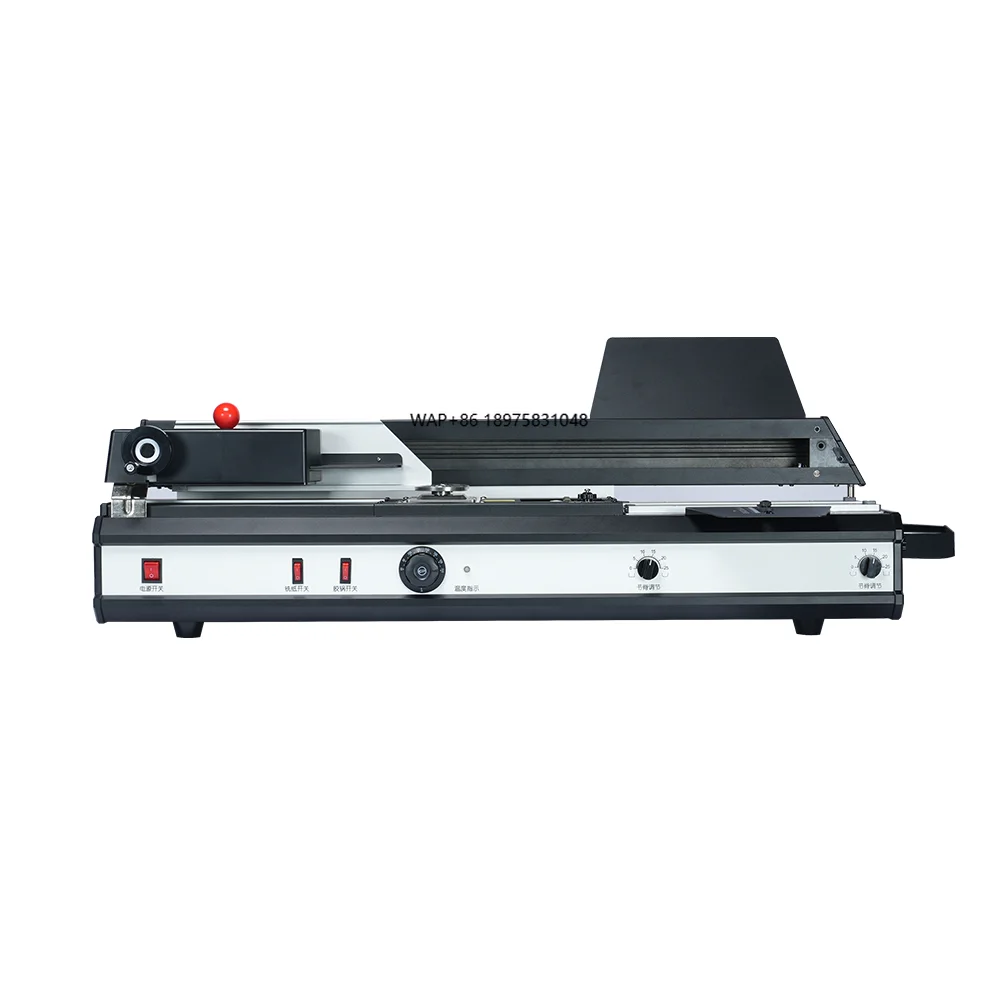 WD-450AC High Quality Manual Hot Melt Glue Binder Machine Glue Book Binding Machine Manual Binder