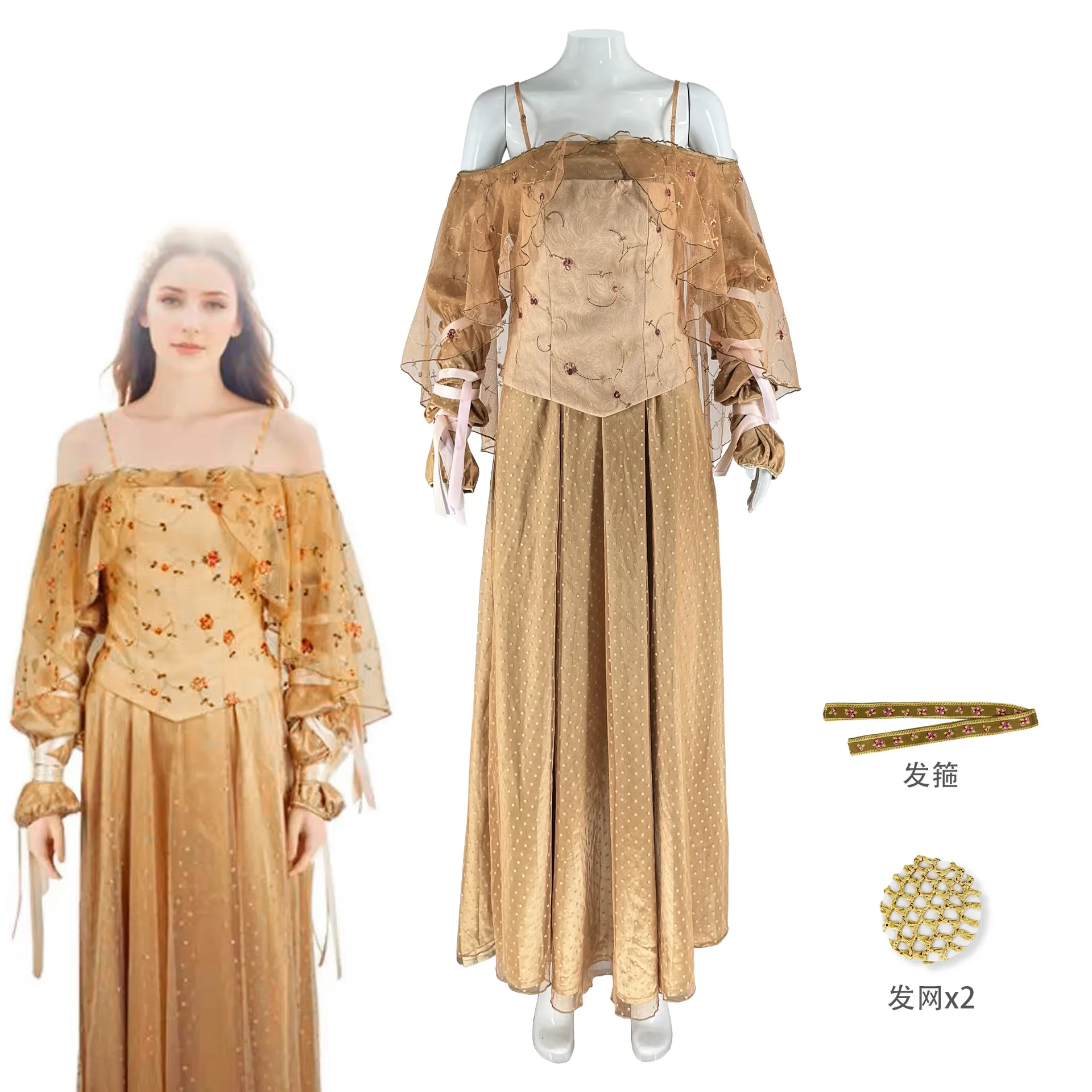 

Платье Падме Амидала, костюм для косплея, персонаж фильма, костюм на Хэллоуин, вечерние костюмы для выступлений для взрослых женщин