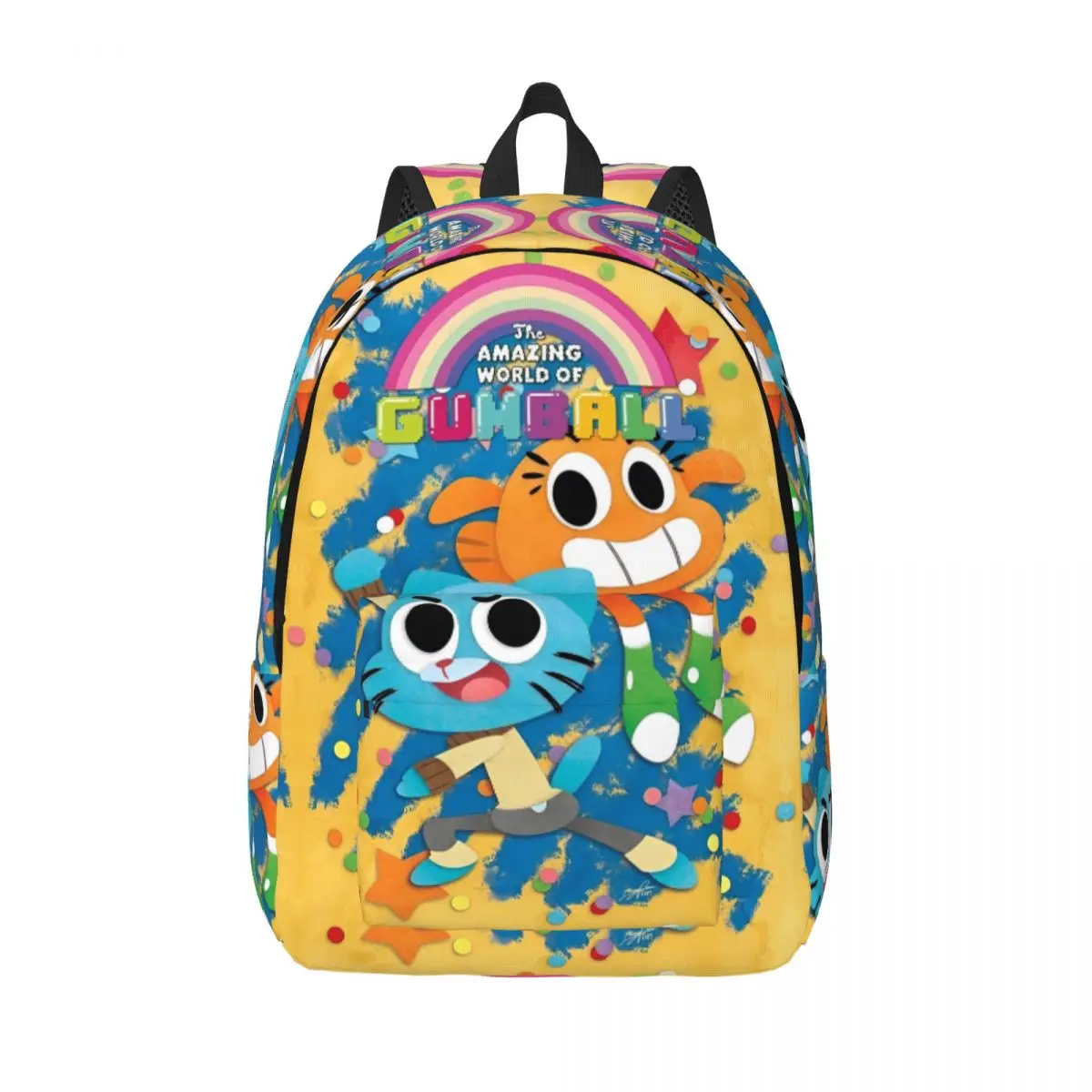 Gumballs Amazing World Casual Backpack Sports Student Work Comedy Funny TV Shows Daypack for Men Women College Shoulder Bag