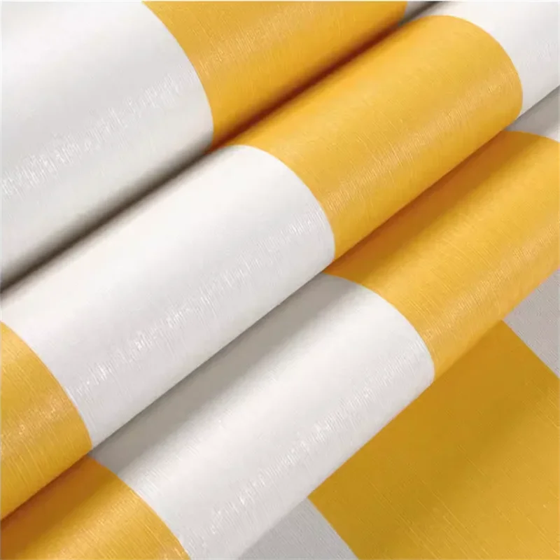 

Самоклеящиеся обои с вертикальными полосами, теплый желтый цвет, водонепроницаемые и влагостойкие, для дома, спальни, гостиной, наклейки на стену