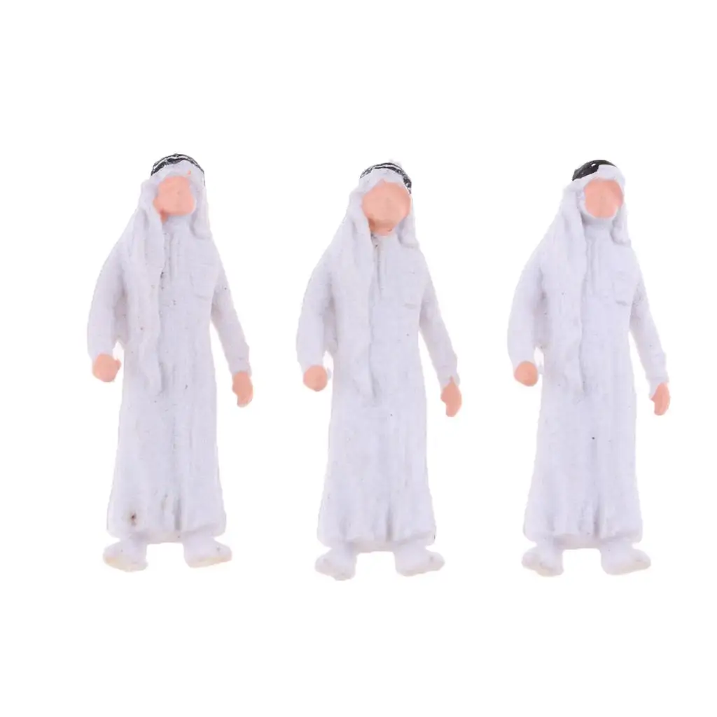 20x Skala 1/150 Model Pociągi kolejowe Figurki Arabskie Arabskie Ludzie DIY Modele