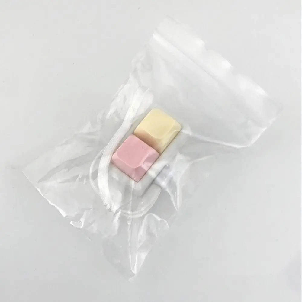 Relaxing 2/3/4 Keys Finger Keyboard Keycap Key Button Fidget Keychain Stress Relief Pass The Time Clicker Toy Adult