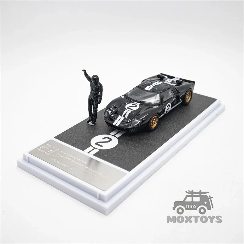 縮尺的に1:64ダイキャストモデルカー、gt40、mk ii 2、1963、1:64