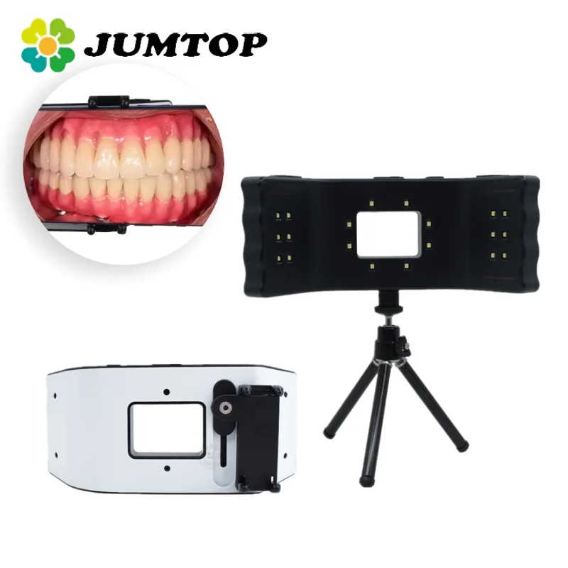

JUMTOP Intraoral Dental Photography Light LED Oral Filling Lamp for Treatment Colorimetric Photo Video Flashlight