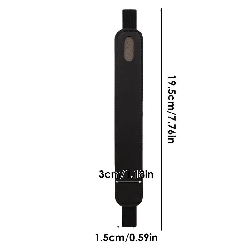 แบบพกพา Anti-Lost PU หนังหัวเข็มขัดดินสอสําหรับโน๊ตบุ๊คปากกากระเป๋าหน้าจอสัมผัสปากกาสําหรับสํานักงานการประชุม