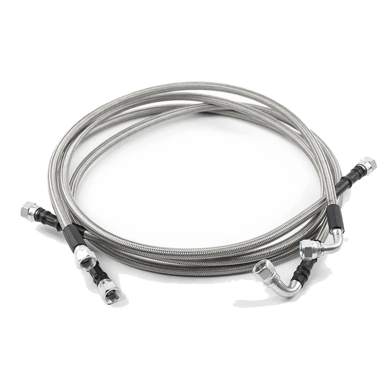 

Transmission Cooler Hoses Lines Kit SS Fits For 2003-2007 Dodge Ram 2500/3500 Cummins 5.9L With 48RE Transmission