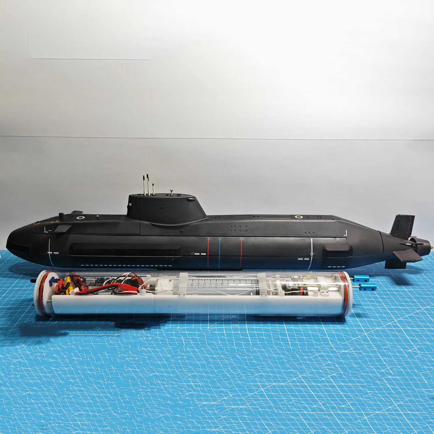 1/144 RC قارب 67 سنتيمتر محاكاة Astute فئة الغواصة التحكم عن بعد قارب المياه تحوم RC قارب نموذج RTR لعبة الكبار