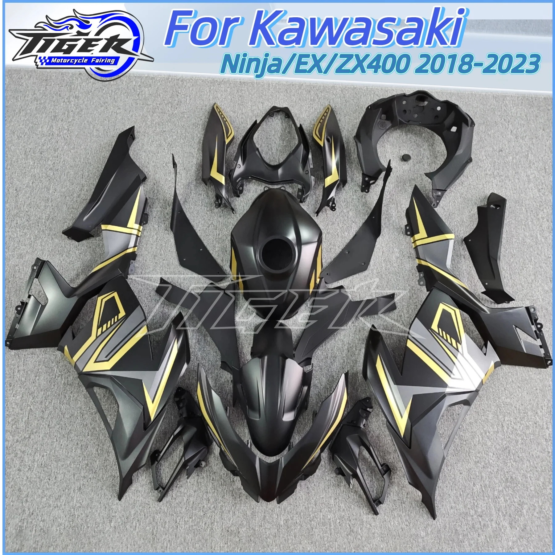 

Body Kit fits for KAWASAKI Ninja 400 2018 2019 2020 2021 2022 2023 ZX400 EX400 18 19 2021 22 23 Year fairing White Green