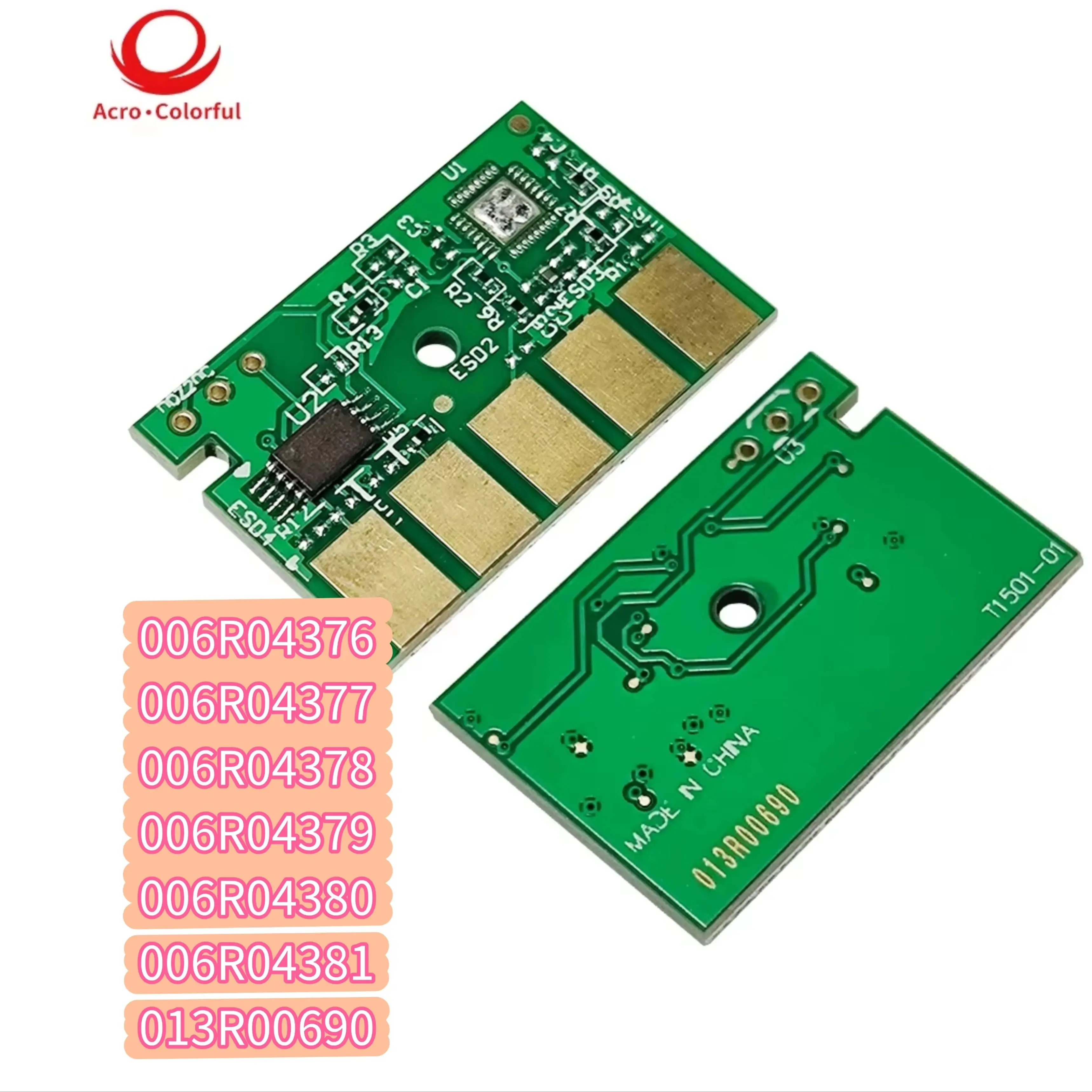 Chip de Tóner B310 006R04376 006R04377 006R04378 006R04379 006R04380 para Xerox B305 B315, Chip de Tambor Compatible con Impresora 013R00690