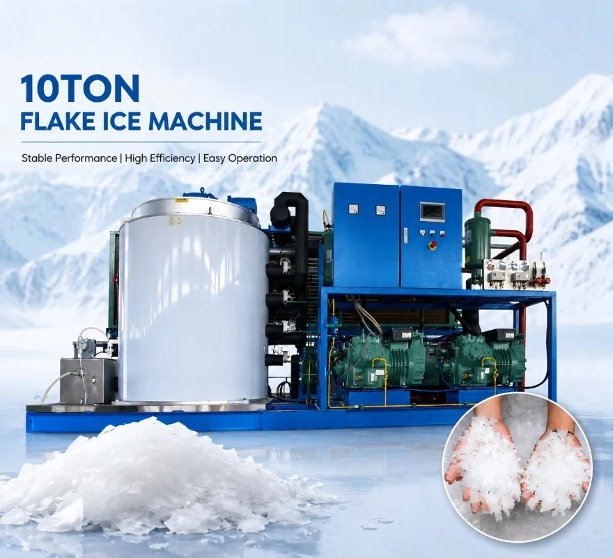 Competitive Price Flake Ice Machine Automatic Industrial Air Cooling Maker Custom