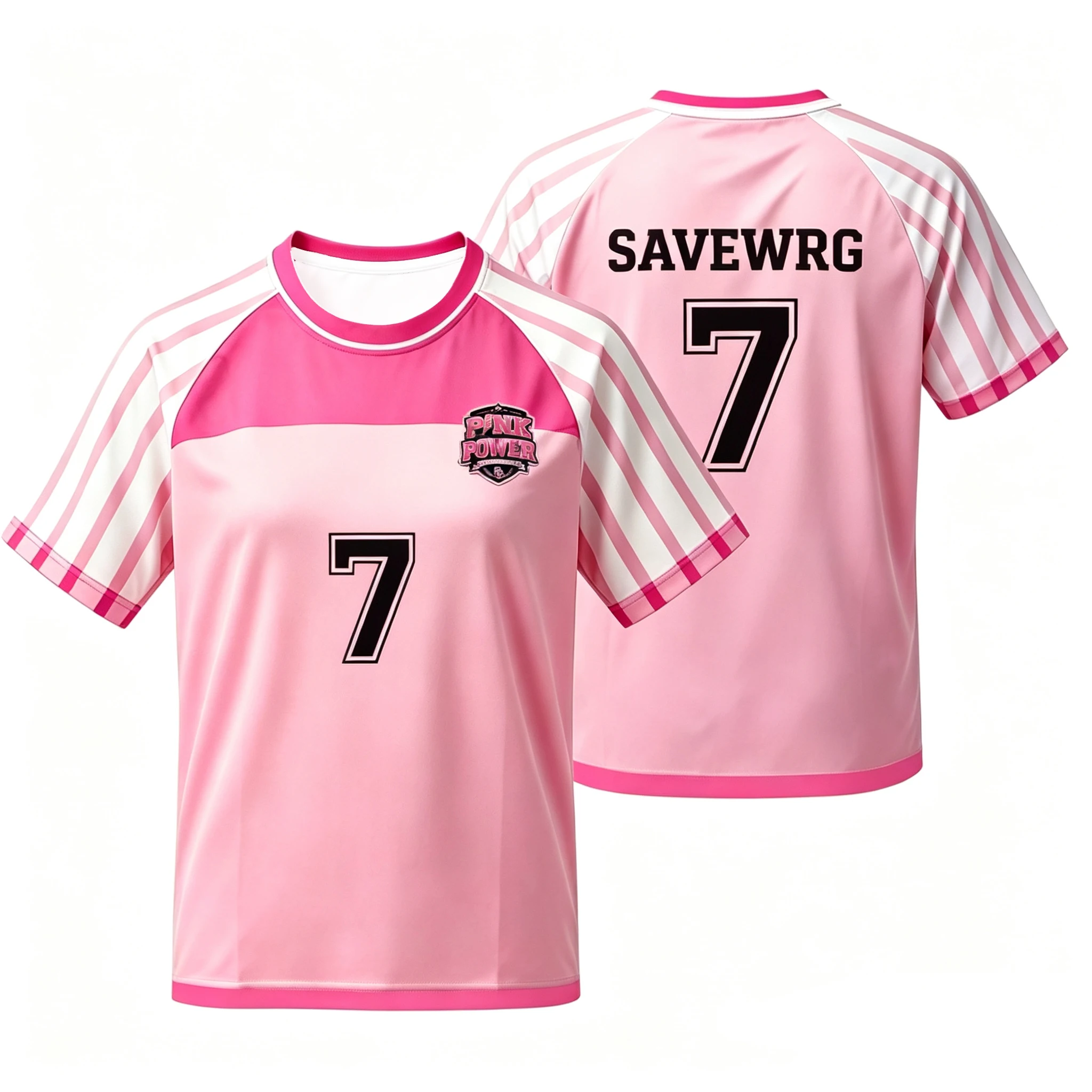 2026 Sommer DMD Thailand Sporttag Pink Monster Sportbekleidung Keng Harit&Napat Kurzarm-T-Shirt Top Familien-Partnerlook-Kleidung – Detail 3