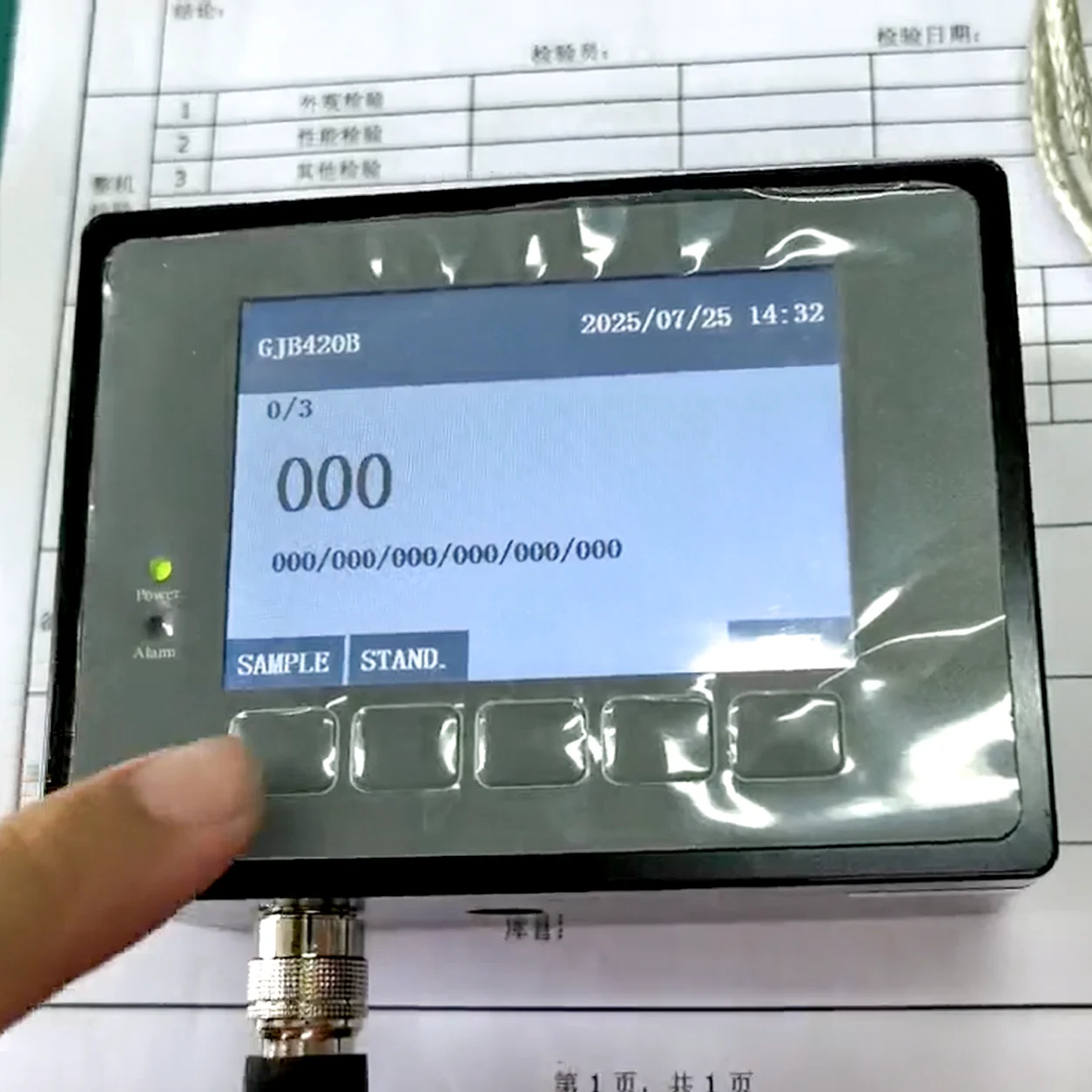 Online Oil Particle Counter Light Blockage Method Tester 40000 P/ml Coincidence Limit RS232 Turbine Lubricating Oil Analyzer