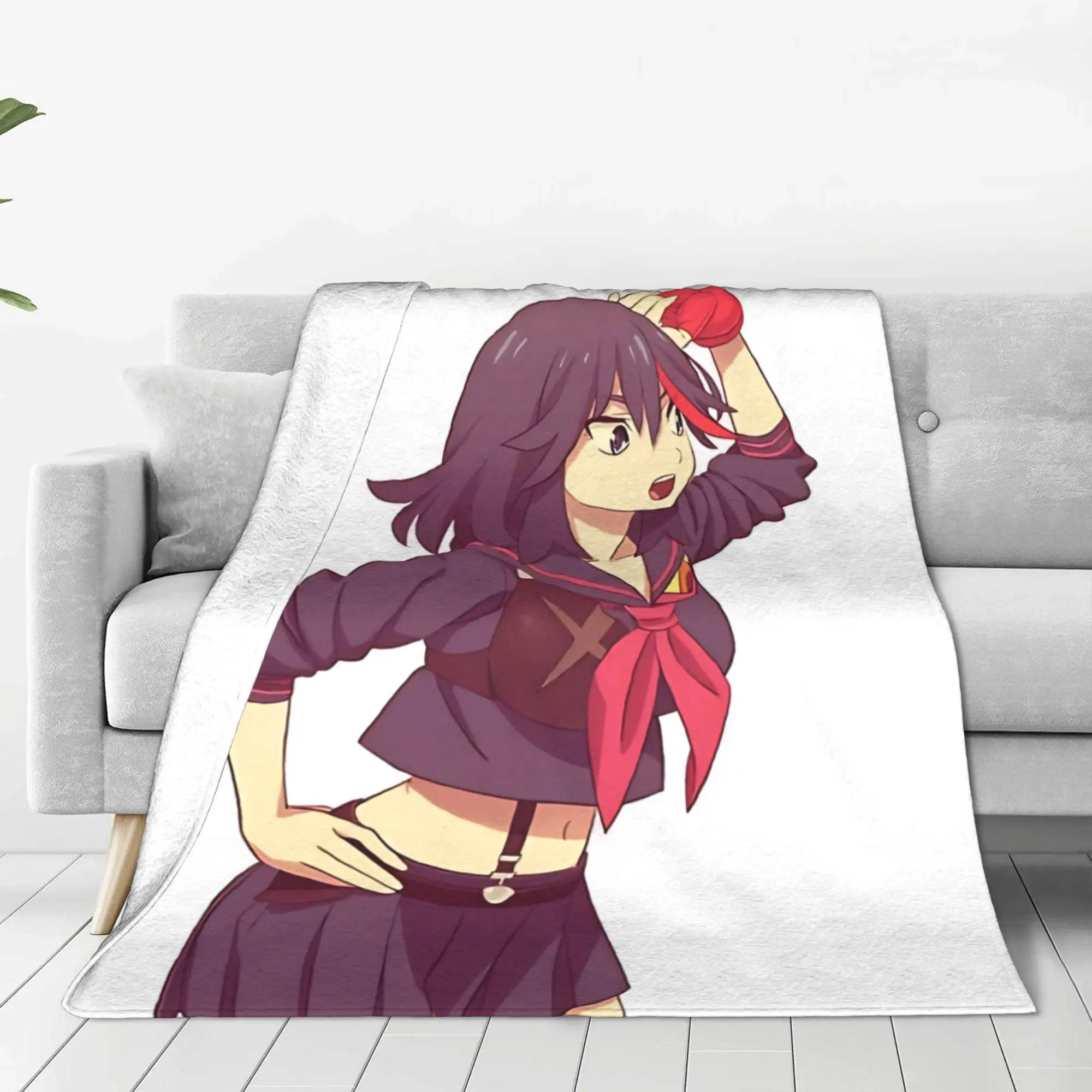 1PC rebel teen Kill la Kill Home Room Decorations Winter Blankets For Adults Bedding Home Interior Sofa Knee