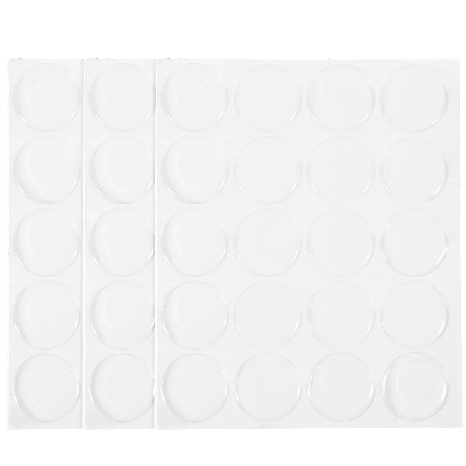 

3 Sheets 25Mm Time Gemstone Resin Stickers Transparent Round Flat Back Diy Craft Supplies Jewelry Clock Vase Decorations