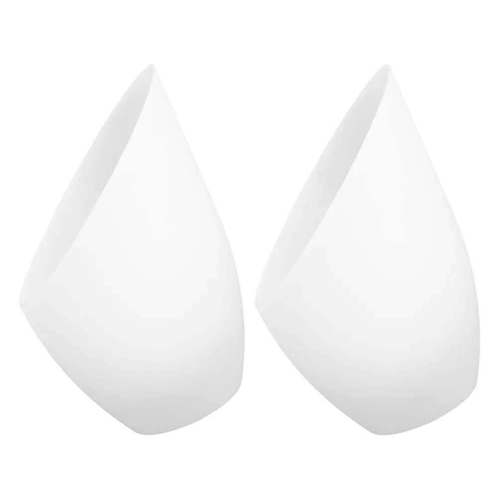 

2 pcs Horseshoe Lampshade Plastic 42mm White Middle Hole Replacement Light Shade for Table Desk Floor Pendant Lamp