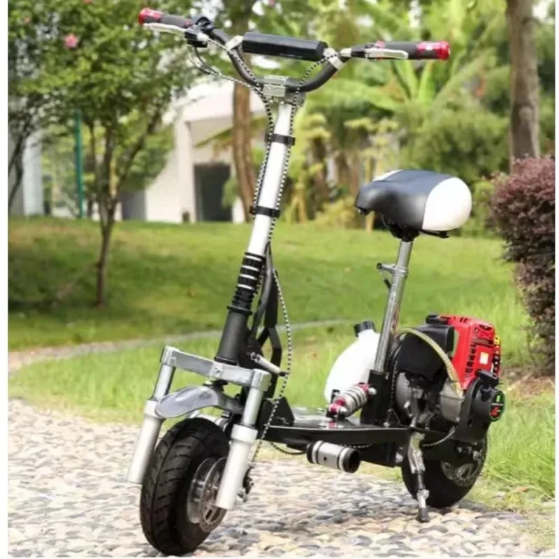 Pneumatic Foldable Mini Mobility Scooter X6 Two-wheeled Four-stroke 63cc Scooter X62 63CC engine