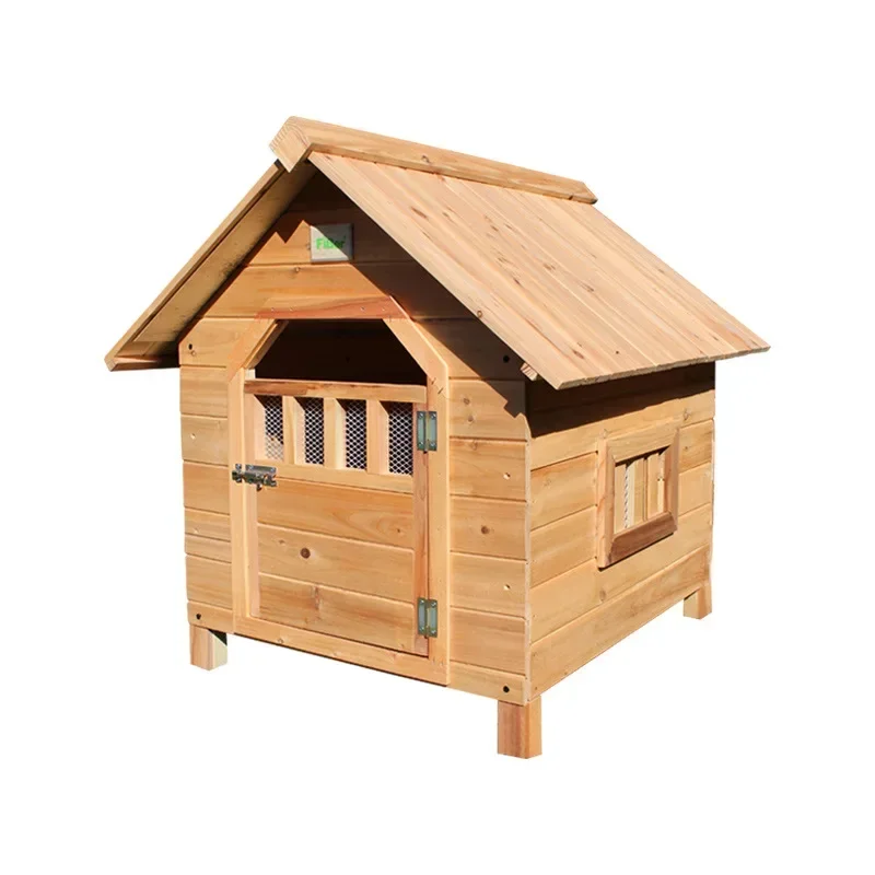 Dog House Indoor and Outdoor Rain Proof Dog House Cedar Cat House Pet