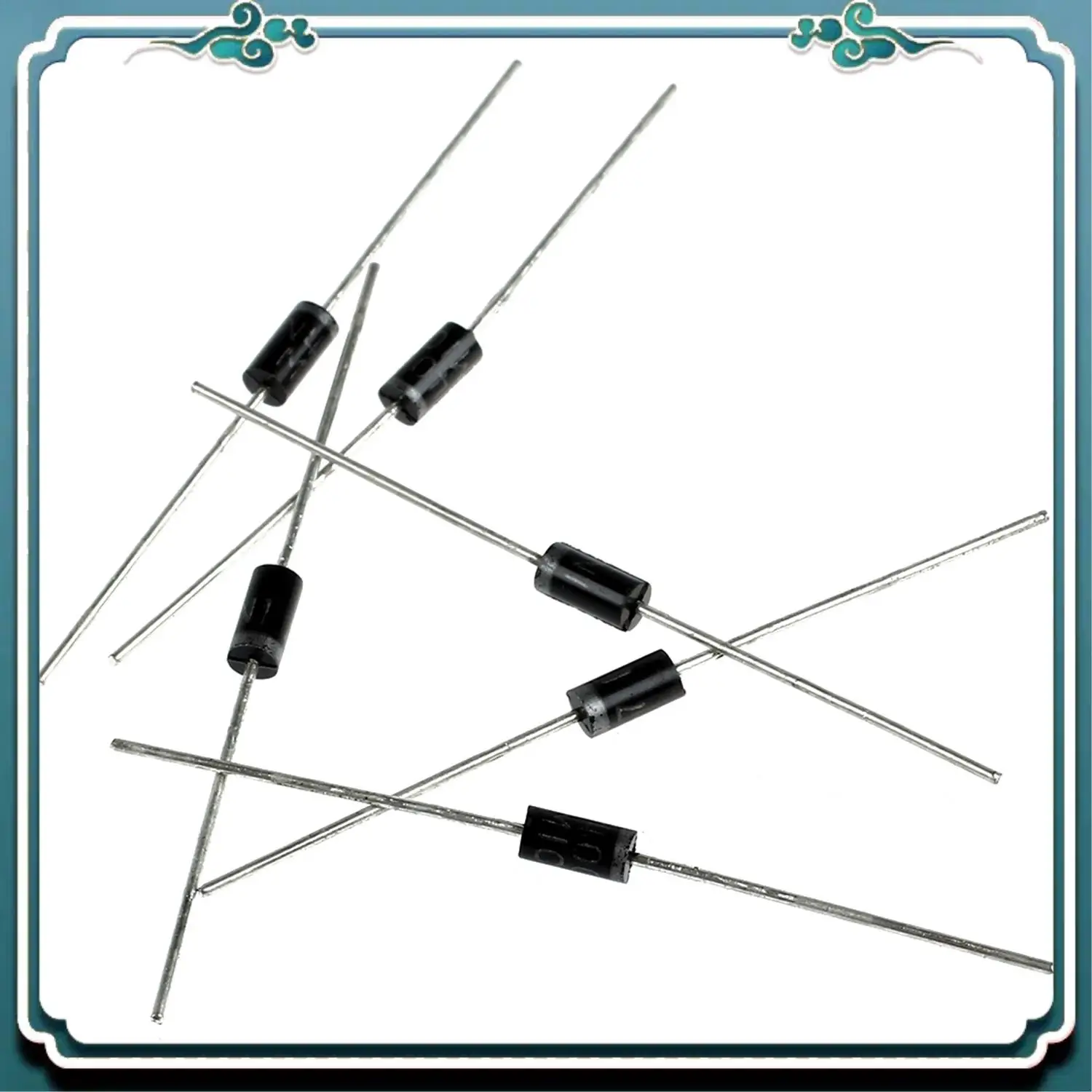 سهل الاستخدام 300 قطعة ديود: 200 قطعة 3 مللي متر 5 مللي متر مصباح ليد ديود أبيض أصفر أحمر أزرق أخضر مجموعة متنوعة لاردوينو و 100 قطعة مستقيم #1