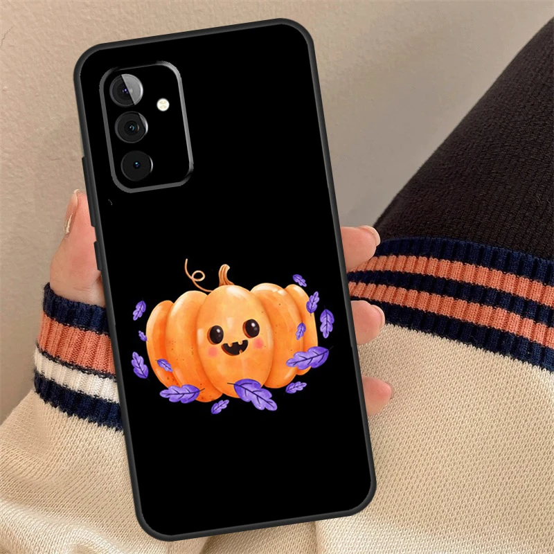 Halloween Pumpkin Ghost Mummy Case For Samsung Galaxy A13 A23 A33 A53 A12 A22 A32 A42 A52 A51 A71 A14 A24 A34 A54 Coque