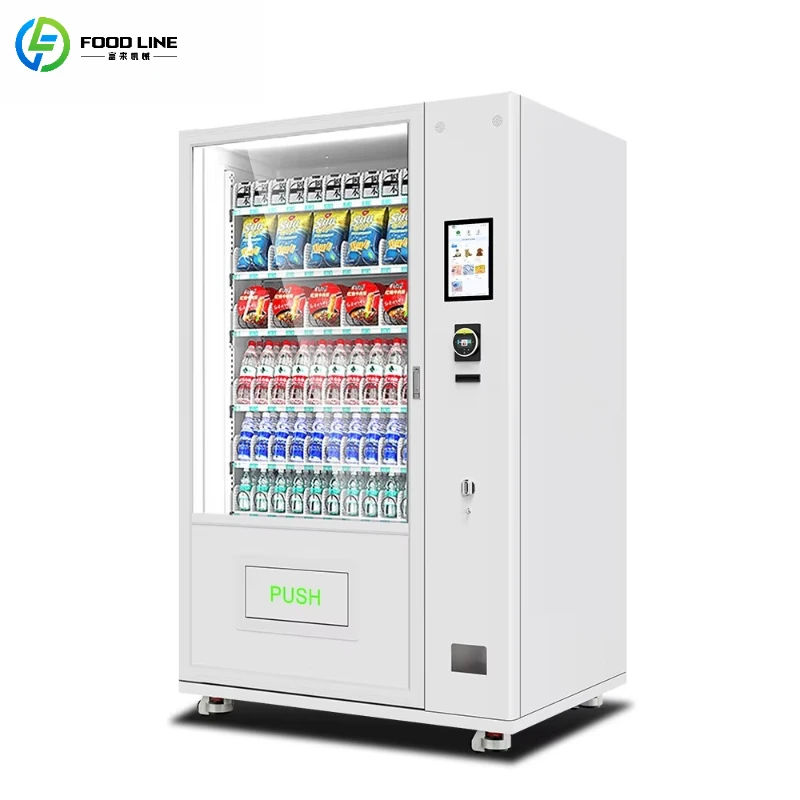 

Customized Indoor and Outdoor Use 24 Hours Self-Service Combination Snack and Drink Vending Machine for Sale