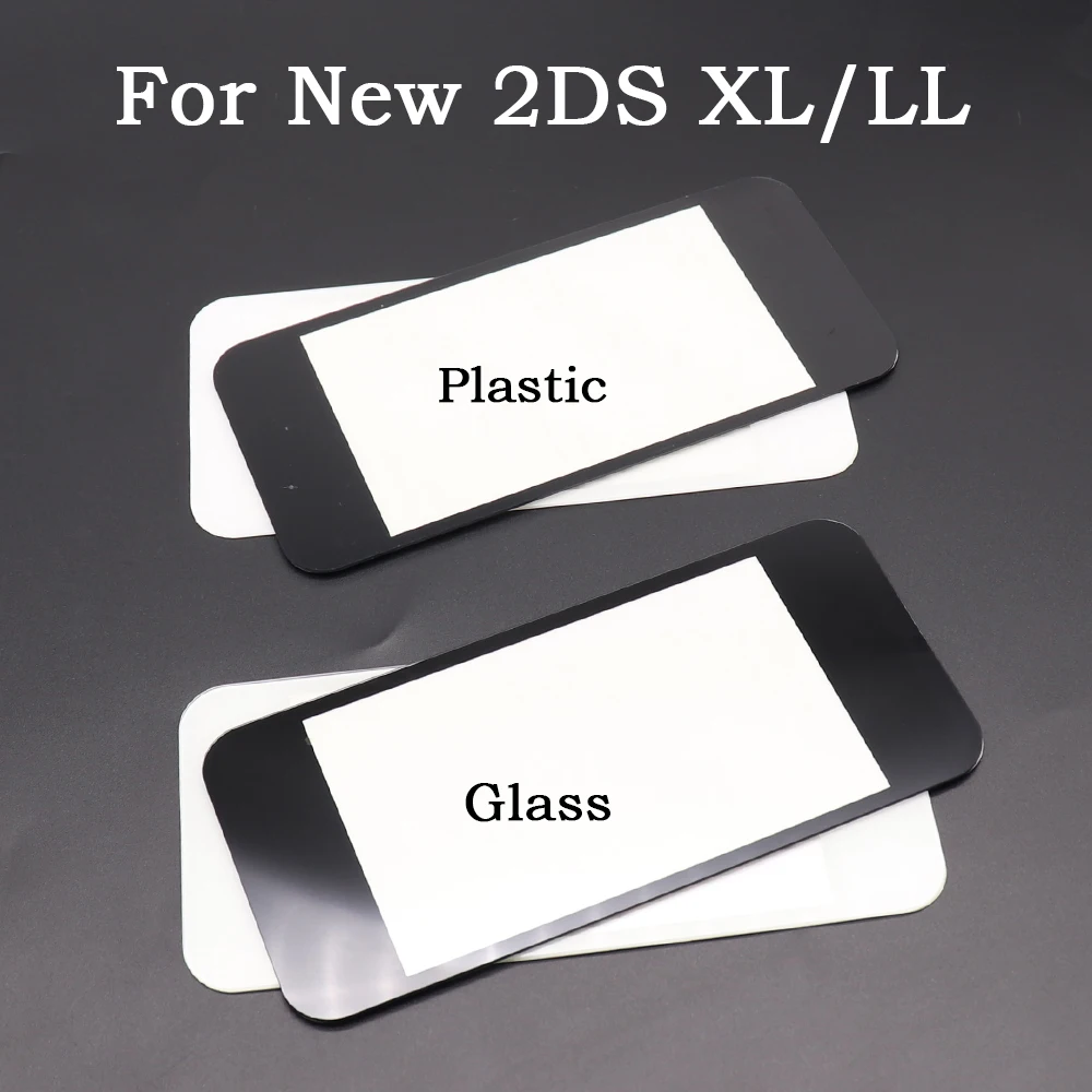 1Pcs Black White Replacement Plastic&Glass Top Upper Screen 