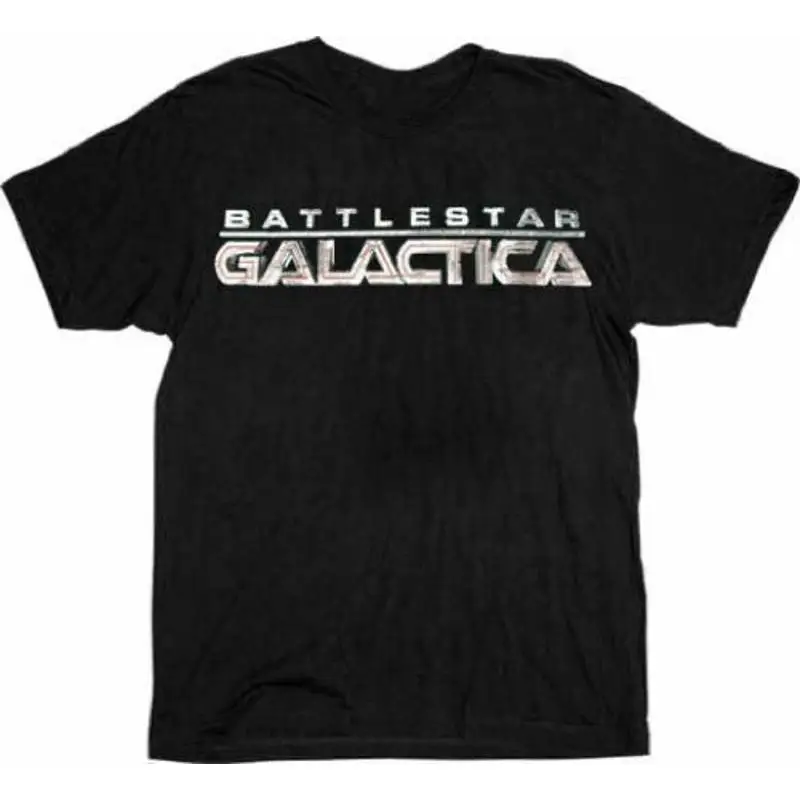 

Мужская черная футболка с логотипом Science Fiction Show BattleStar Galactica TV