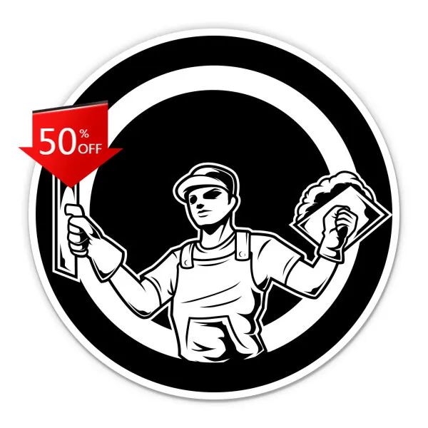 

Mason Worker Masonry Stickerfor Vintage Bumper Motor Home Truck Window Decoration Cute Unique