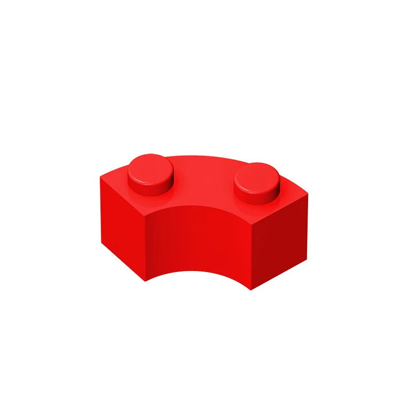 60pcs Moc Building Block Parts 3063 85080 Foundation Brick Rounded Corner 2x2 Curved Brick DIY Children's Toy Gift view 5