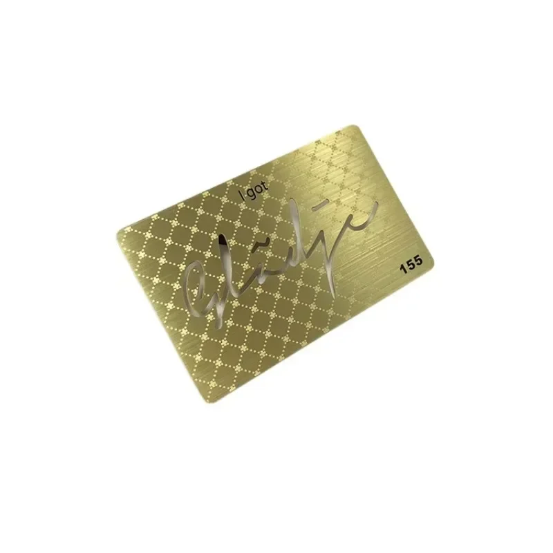 

Excellent Quality Custom Printing Stainless Gold Metal Business Cards Access Control Contactless Chip Smart Nfc Rfid Card