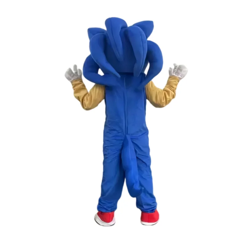 Cartoon mascotte kostuum Hedgehog Sonics Cosplay advertentie Themafeest Ceremonie Dier Carnaval Anime Stage Perform Show Paw Suits - afbeelding 2