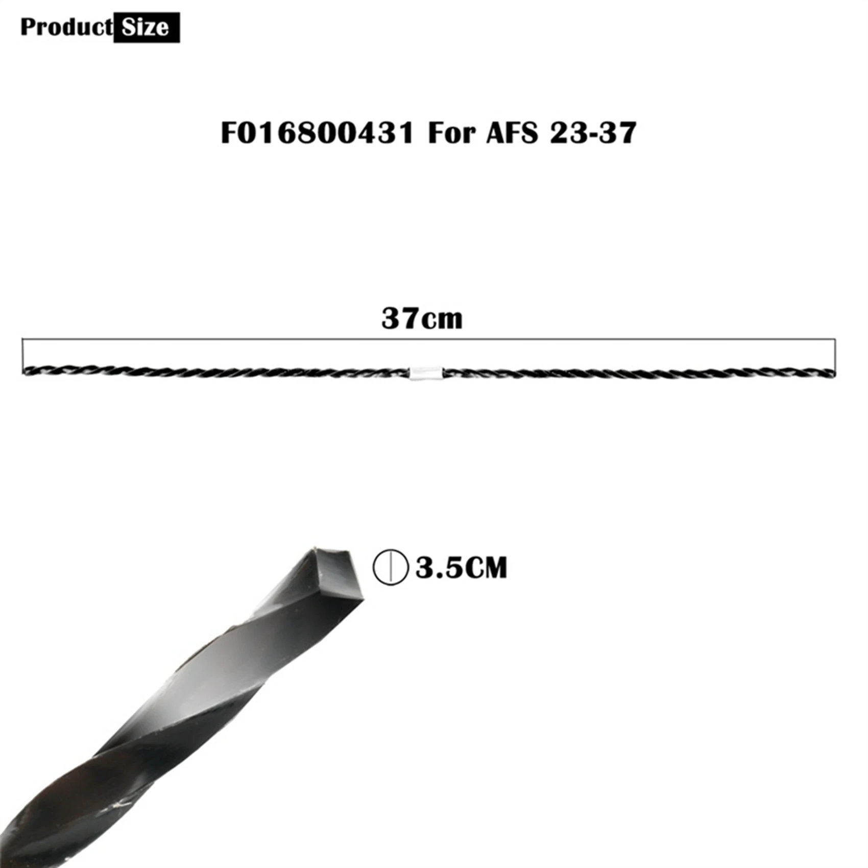 

ABKM 20шт F 016800431 Режущая леска для Bosch AFS 23-37, сверхпрочная катушка триммера для травы, кусторез, резьбовая леска 37 см