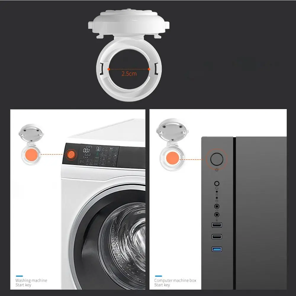 

Button Lid Lock Kids Protector Gas Knob Cover Washing Machine Switch Lock Electric Switch Button Protection Child Safety Lock