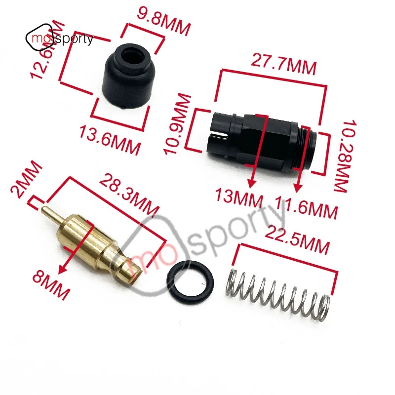 Carburetor Choke Starter Valve Plunger Kit For Kawasaki Bayou Prairie Lakota Brute Force Mojave KLF300 KLF400 KVF300 16016-1101