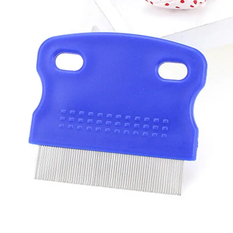 Pet Comb Pet Dog Comb  Metal Teeth Fine Tooth Pet Comb Pet Tear Stain Removal Comb For Fleas Lice Ticks Pet Grooming Supplies