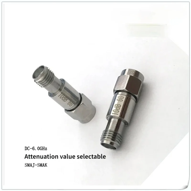 2W SMA DC-6.0GHz Coaxial Fixed Attenuator 1- 60dB Attenuation Value Optional