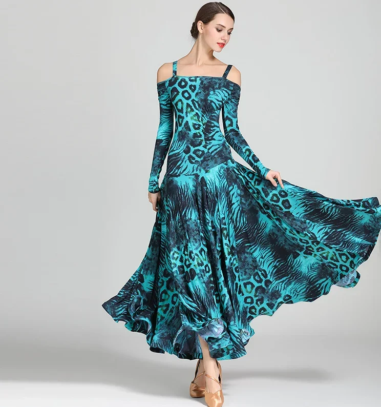 NEW Latin Salsa Cha cha Tango Ballroom Dance Dress Standard Ballroom Dress Moden Dance Dress #S9043