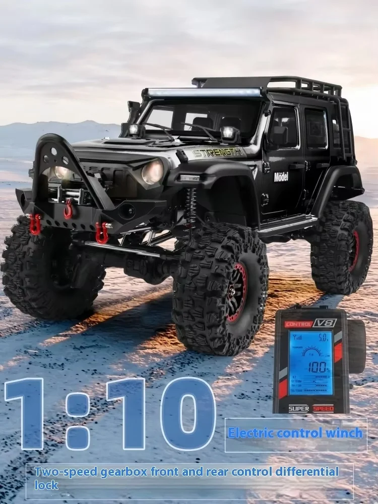 2024 Large Inventory Professional High Speed Remote Control Car Electric Four Wheel Drive Climbing Off Road Vehicle Toy Gift